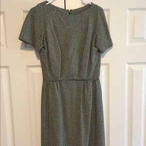 1950s Vintage Houndstooth Dress